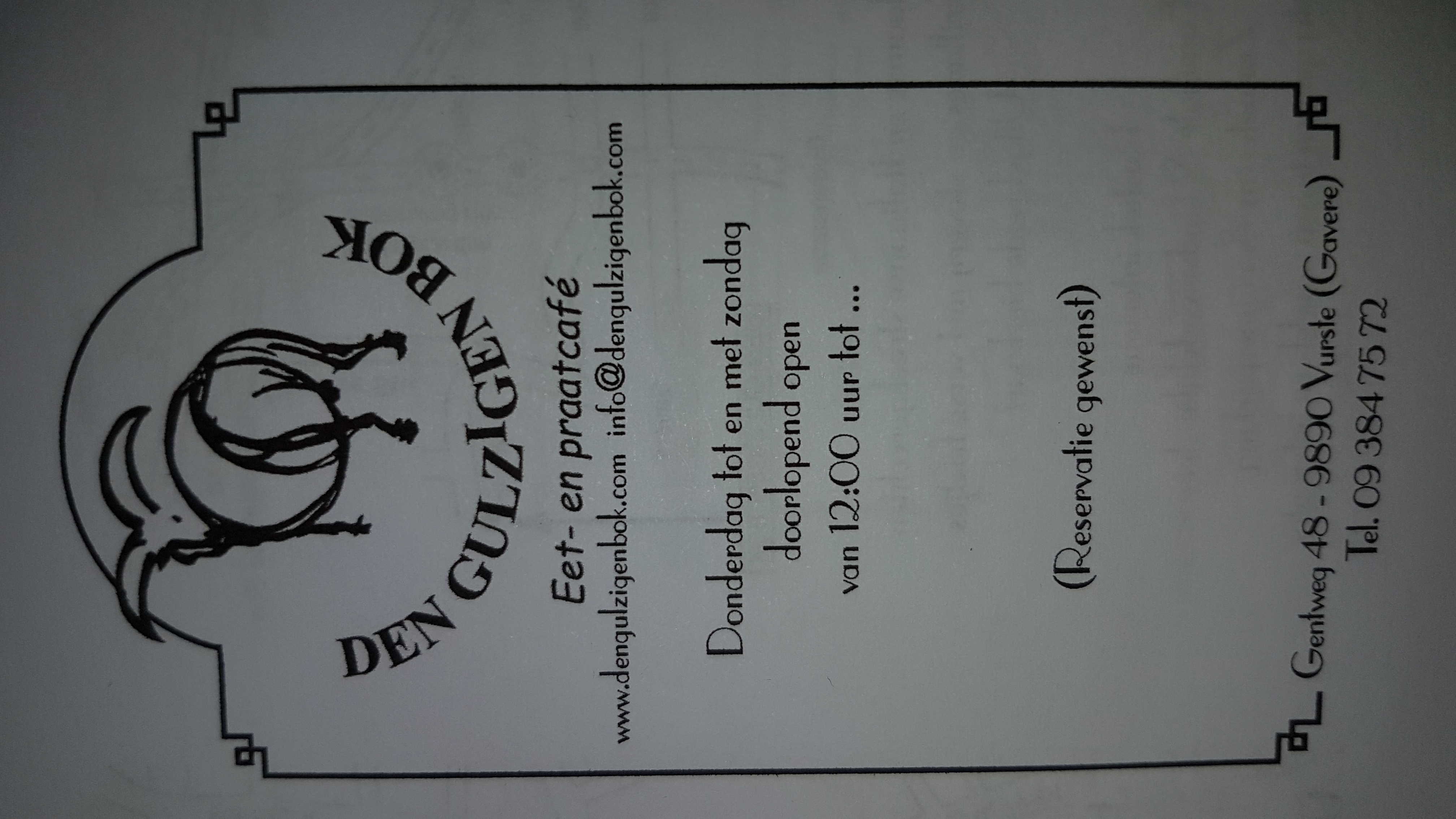 Den Gulzigen Bok