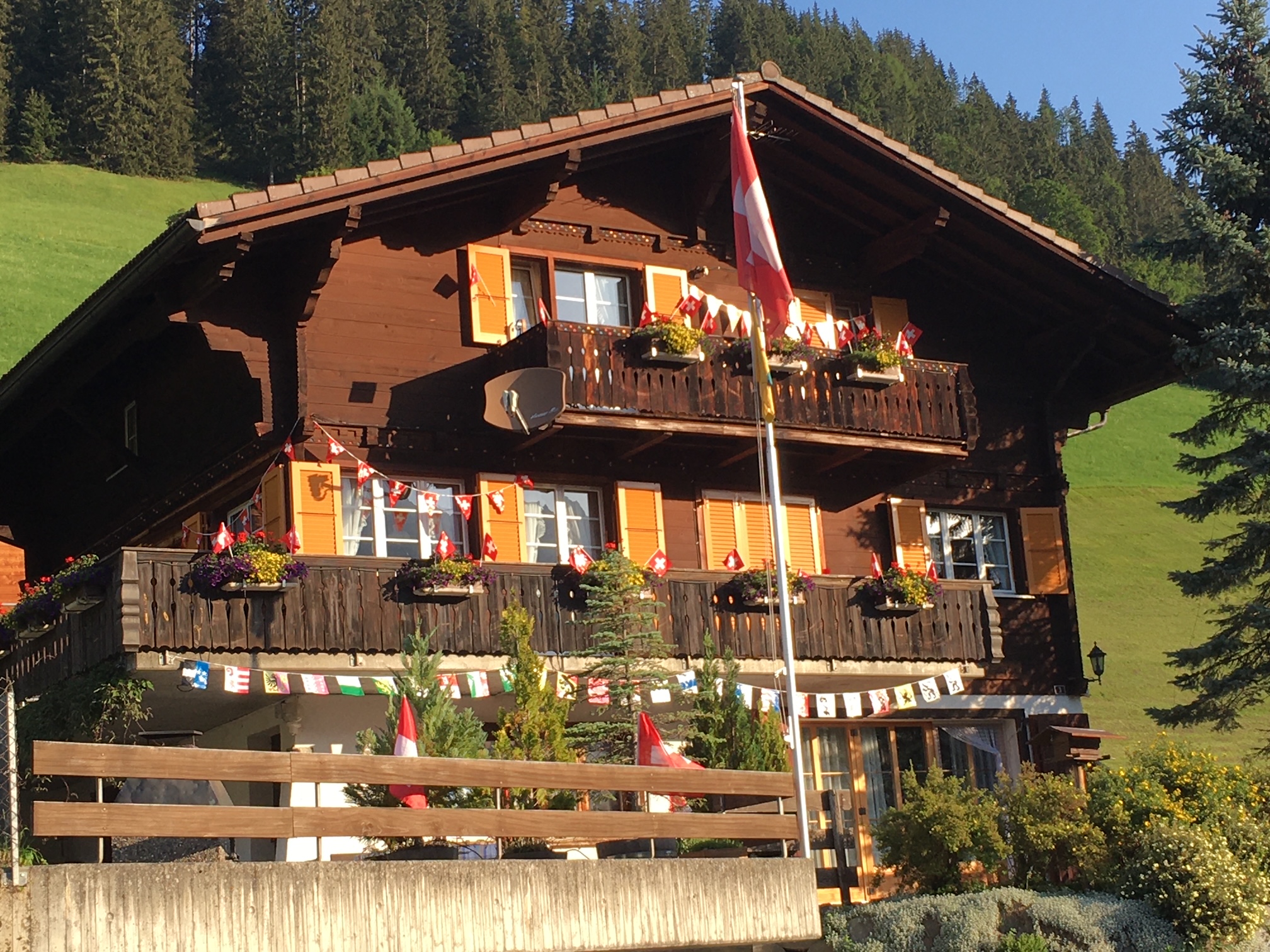 Chalet Wättertanne Wohnung Hochparterre